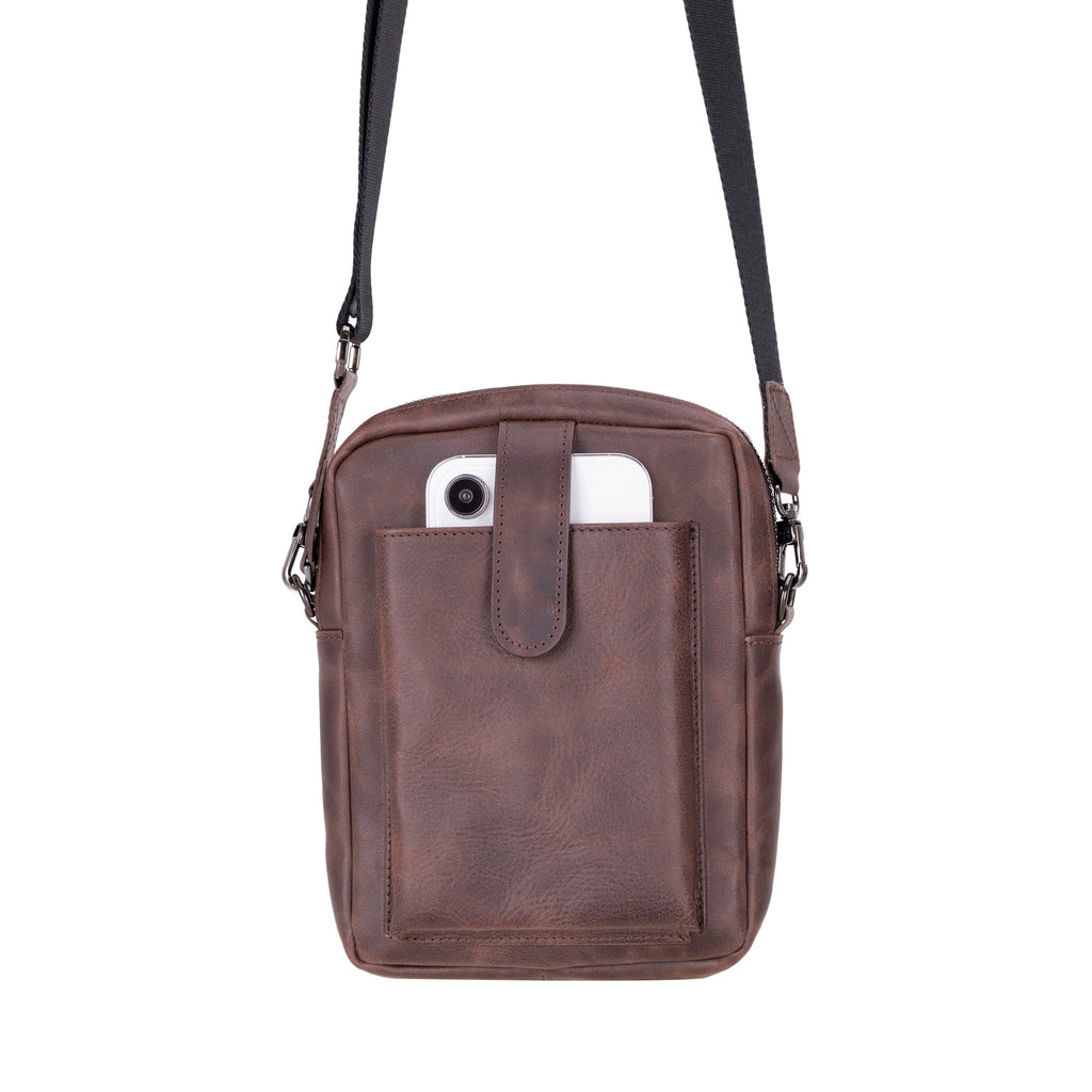Pisa Leather Bag – Pebbled Leather Crossbody Bag for Men & Women for Everyday Elegance | Minimal & Handcrafted