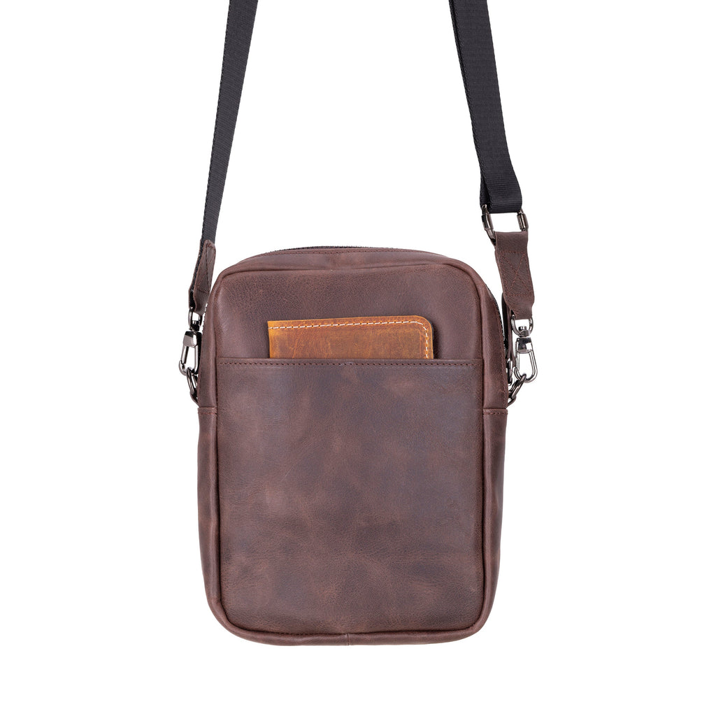 Pisa Leather Bag – Pebbled Leather Crossbody Bag for Men & Women for Everyday Elegance | Minimal & Handcrafted
