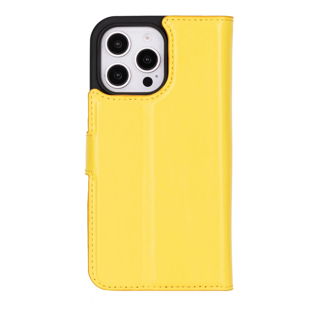 iPhone 16 Pro Leather Wallet Case Detachable RFID MagSafe – Magic Series