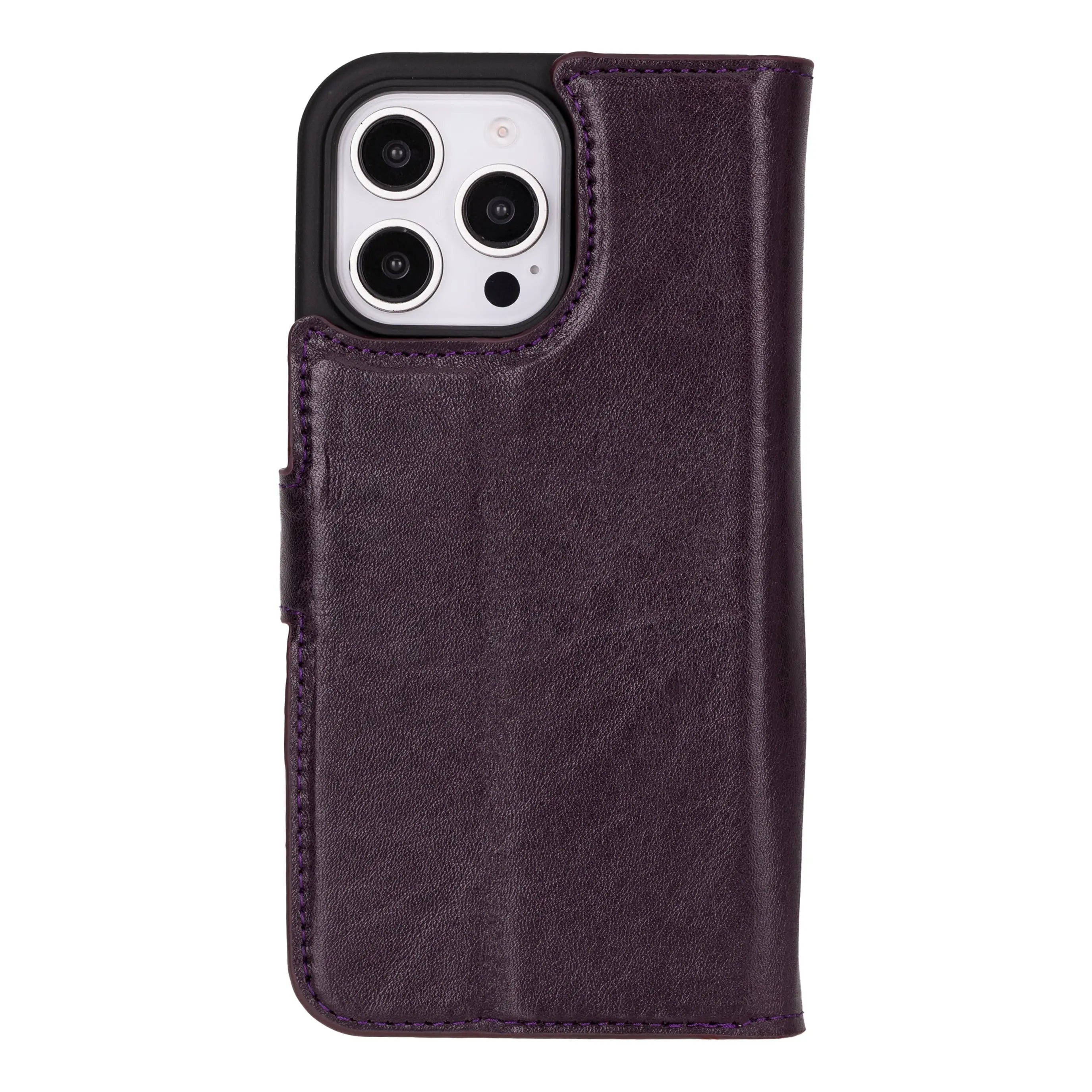 iPhone 16 Pro Leather Wallet Case Detachable RFID MagSafe – Magic Series