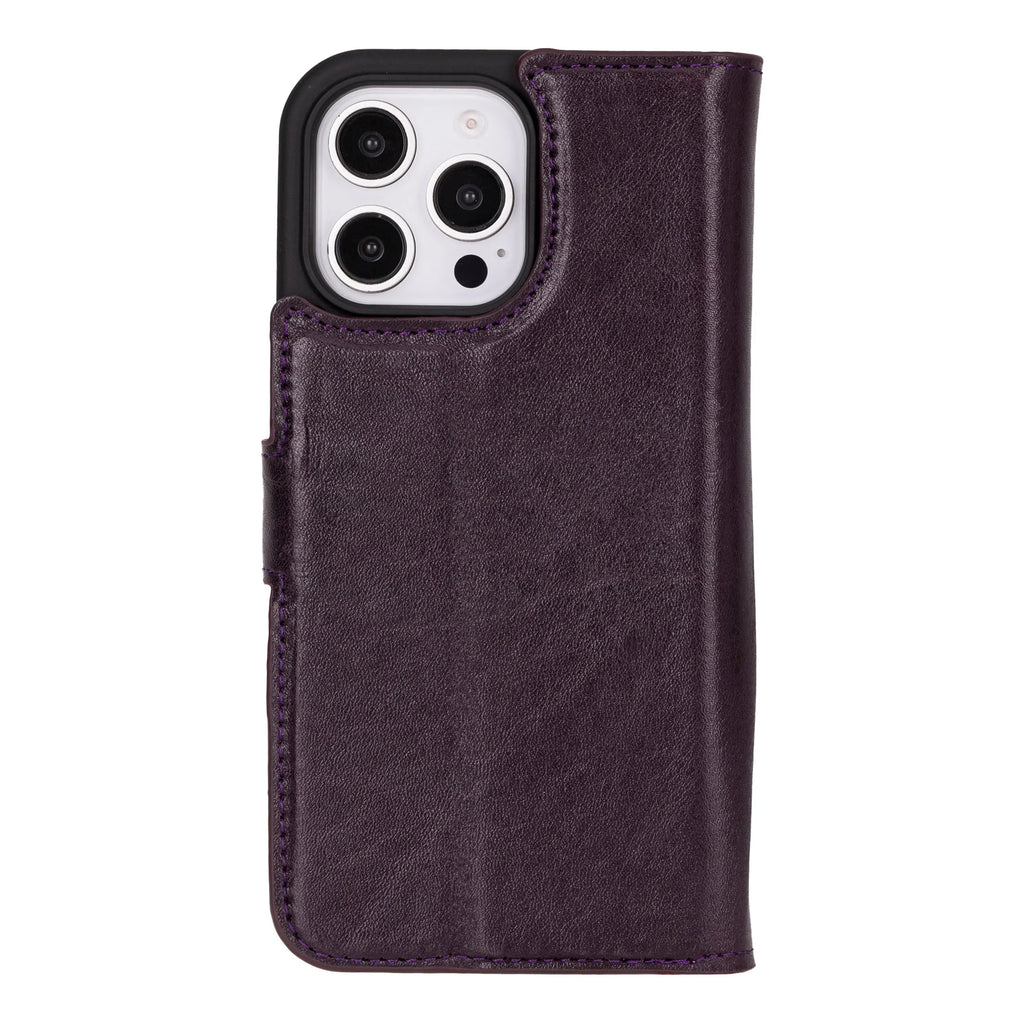 iPhone 16 Pro Max Leather Wallet Case Detachable RFID MagSafe – Magic Series