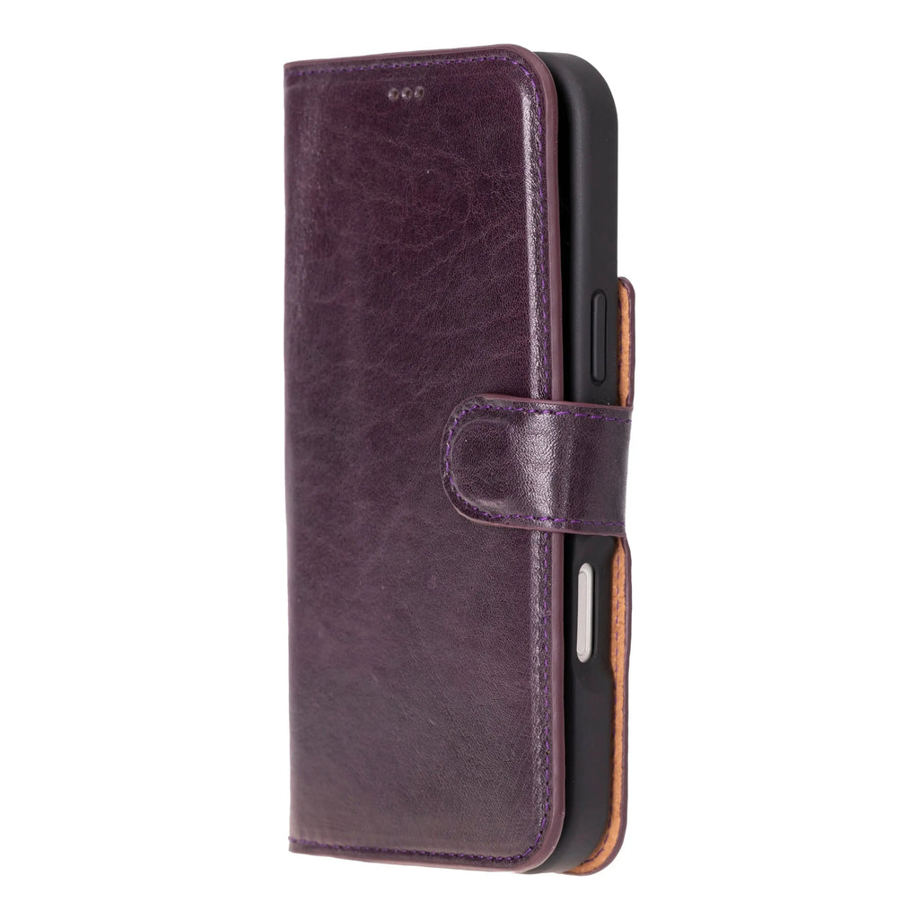 iPhone 16 Pro Leather Wallet Case Detachable RFID MagSafe – Magic Series