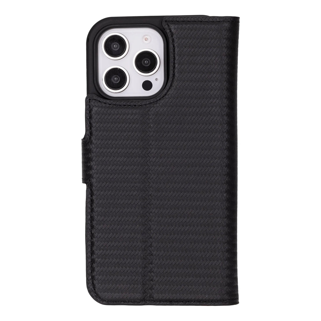 iPhone 16 Pro Max Leather Wallet Case Detachable RFID MagSafe – Magic Series