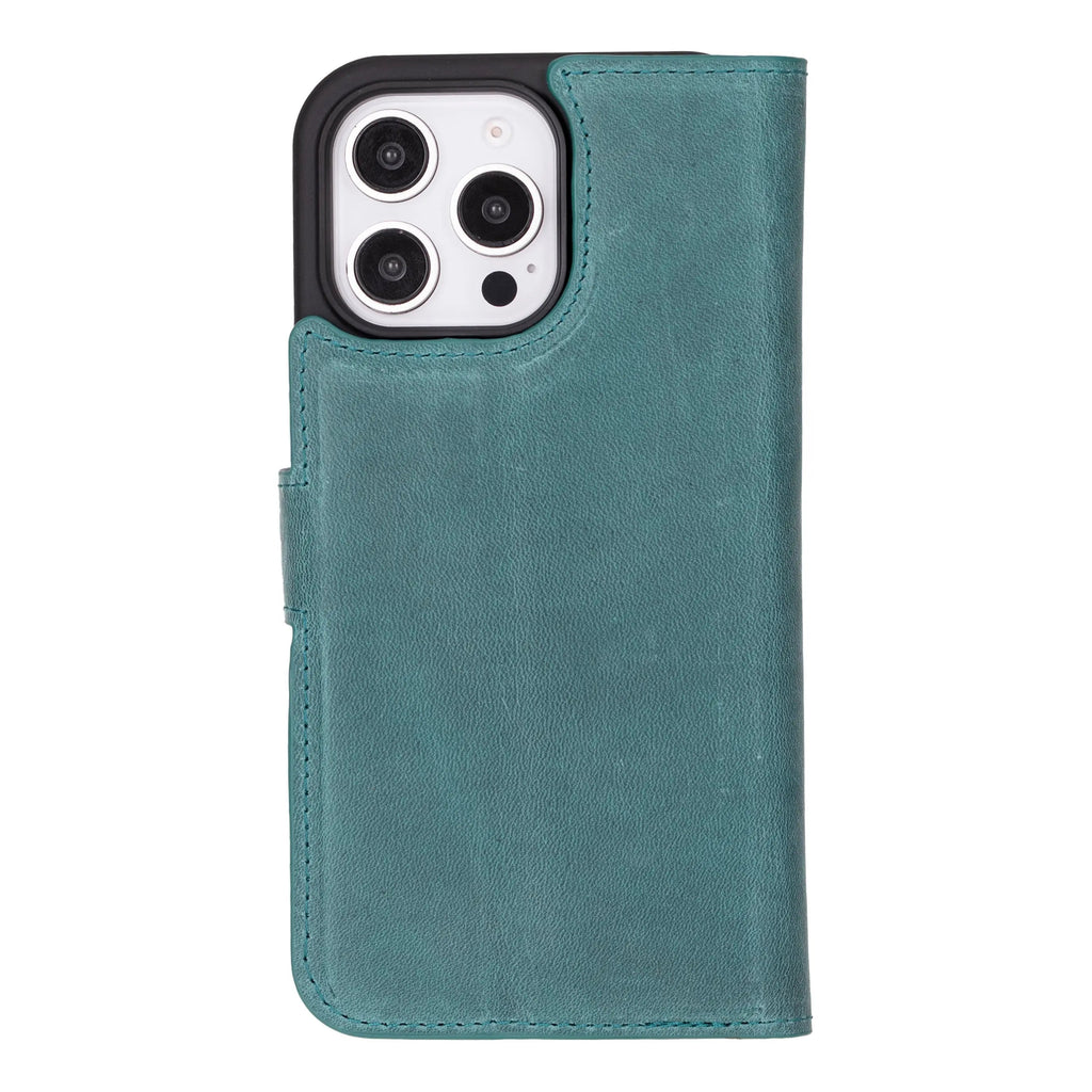 iPhone 16 Pro Leather Wallet Case Detachable RFID MagSafe – Magic Series