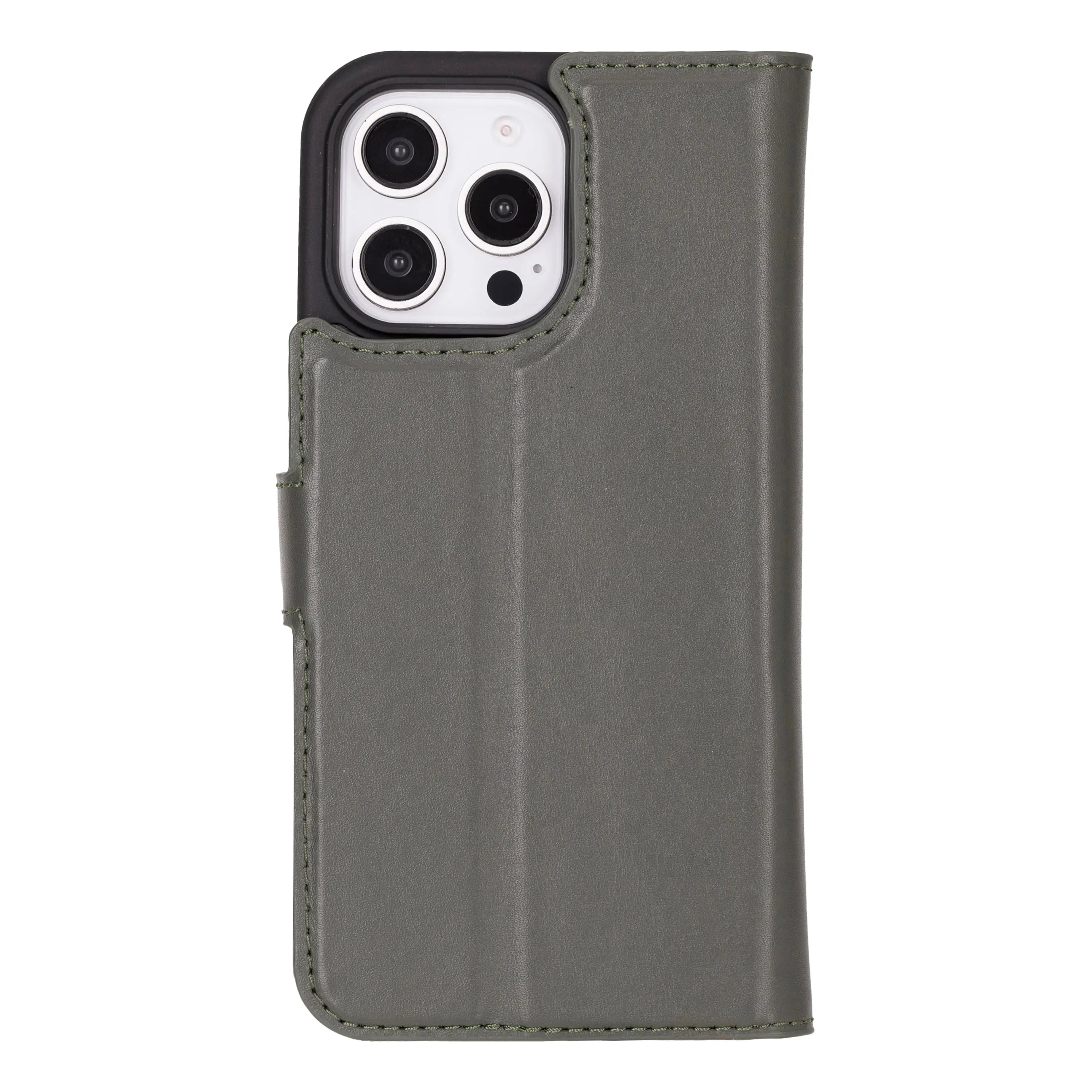 iPhone 16 Pro Max Leather Wallet Case Detachable RFID MagSafe – Magic Series