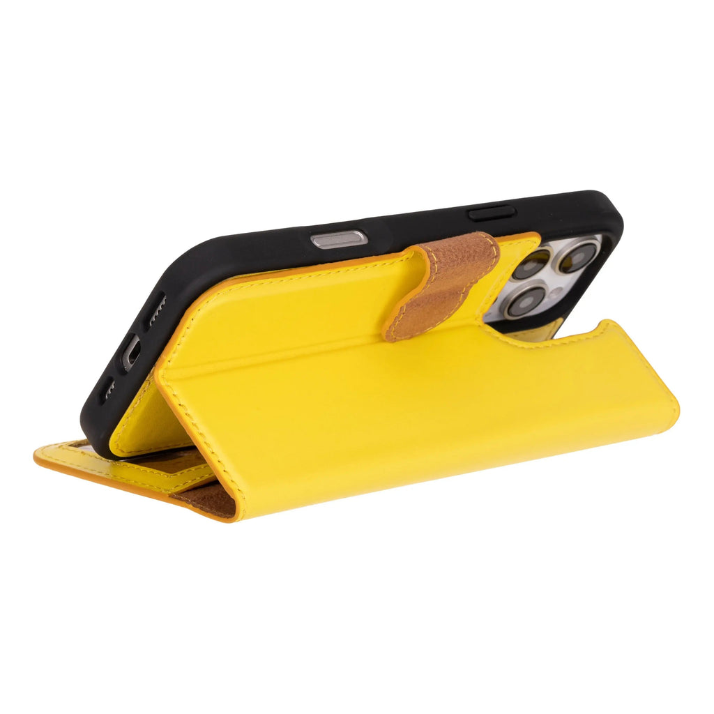 iPhone 16 Pro Max Leather Wallet Case Detachable RFID MagSafe – Magic Series