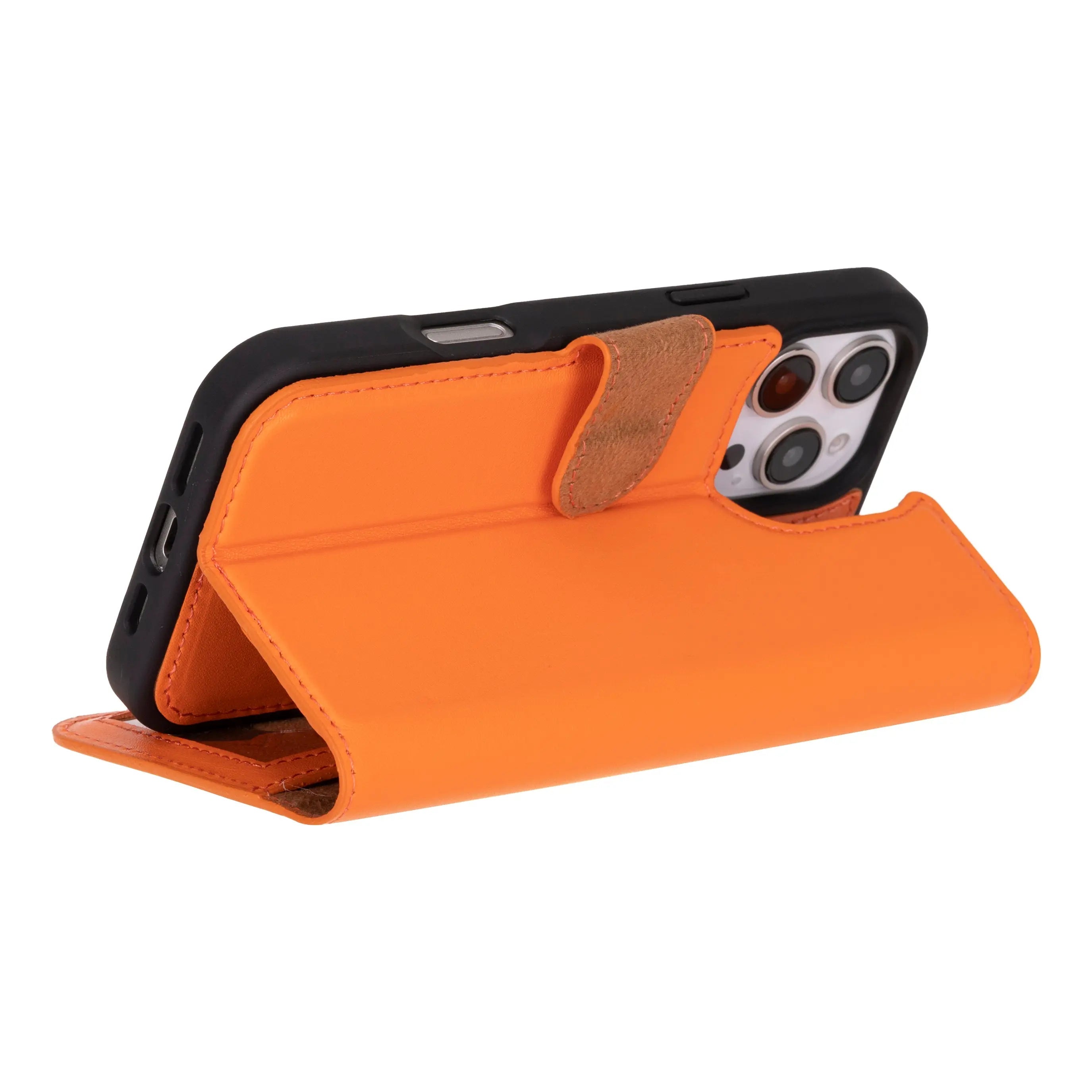 iPhone 16 Pro Leather Wallet Case Detachable RFID MagSafe – Magic Series