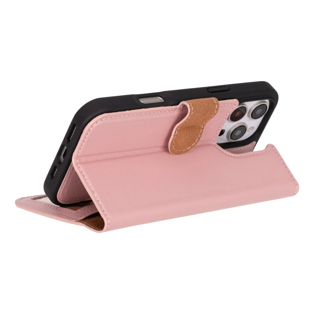 iPhone 16 Pro Leather Wallet Case Detachable RFID MagSafe – Magic Series