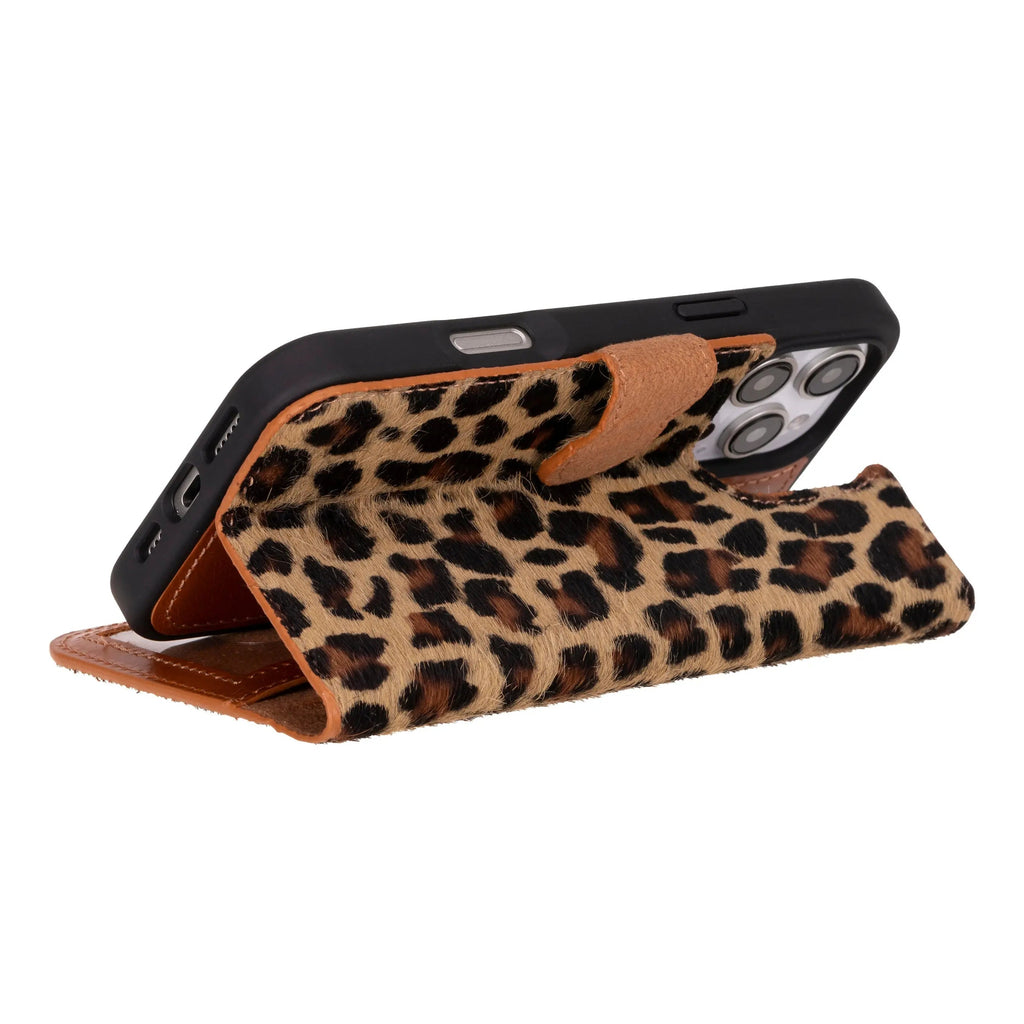iPhone 16 Pro Leather Wallet Case Detachable RFID MagSafe – Magic Series