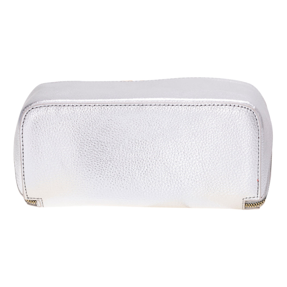 Ella Leather Makeup Bag – Genuine Leather Toiletry & Cosmetic Bag for Women for Travel Elegance | Minimal & Handcrafted