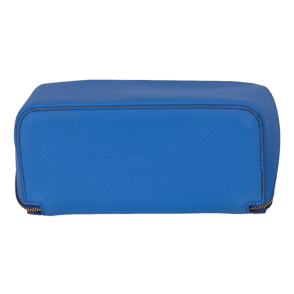 Ella Leather Makeup Bag – Genuine Leather Toiletry & Cosmetic Bag for Women for Travel Elegance | Minimal & Handcrafted