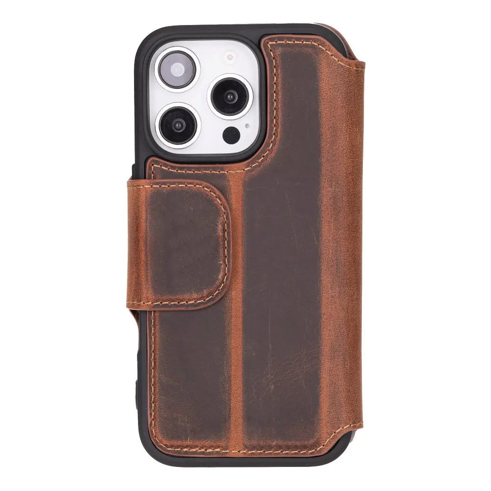 iPhone 16 Pro Genuine Leather Folio Case – Firenze Series