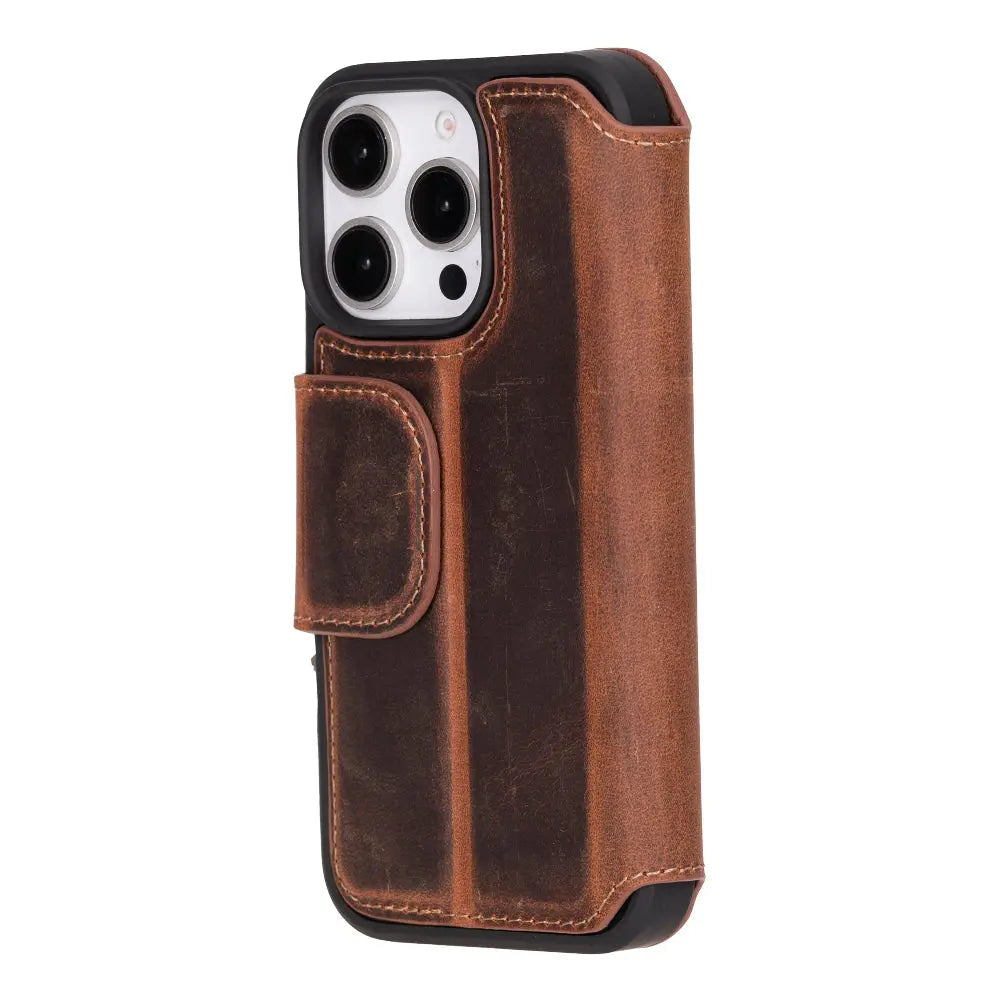 iPhone 16 Pro Genuine Leather Folio Case – Firenze Series
