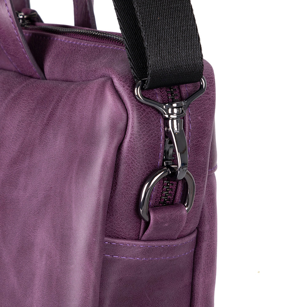Apollo Leather Business Briefcase / Laptop Case 14"