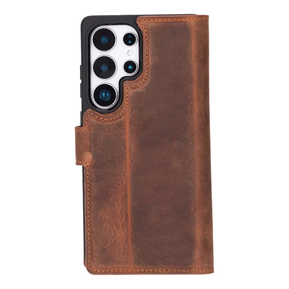 Samsung Galaxy S25 Ultra Leather Wallet Case Detachable RFID – Magic