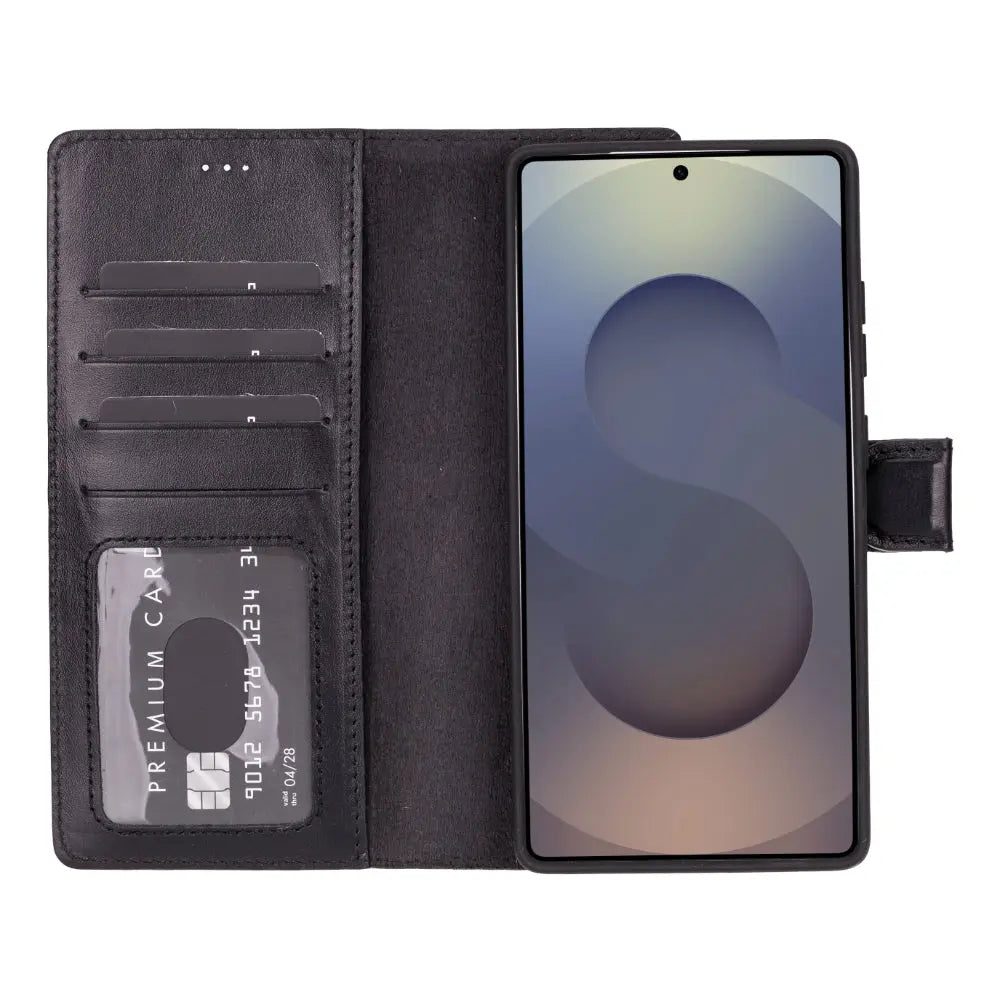 Samsung Galaxy S25 Ultra Leather Wallet Case Detachable RFID – Magic