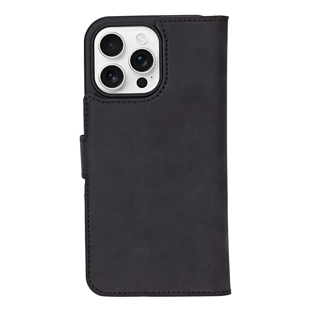 iPhone 16 Pro Max Leather Wallet Case Detachable RFID MagSafe – Liluri Series