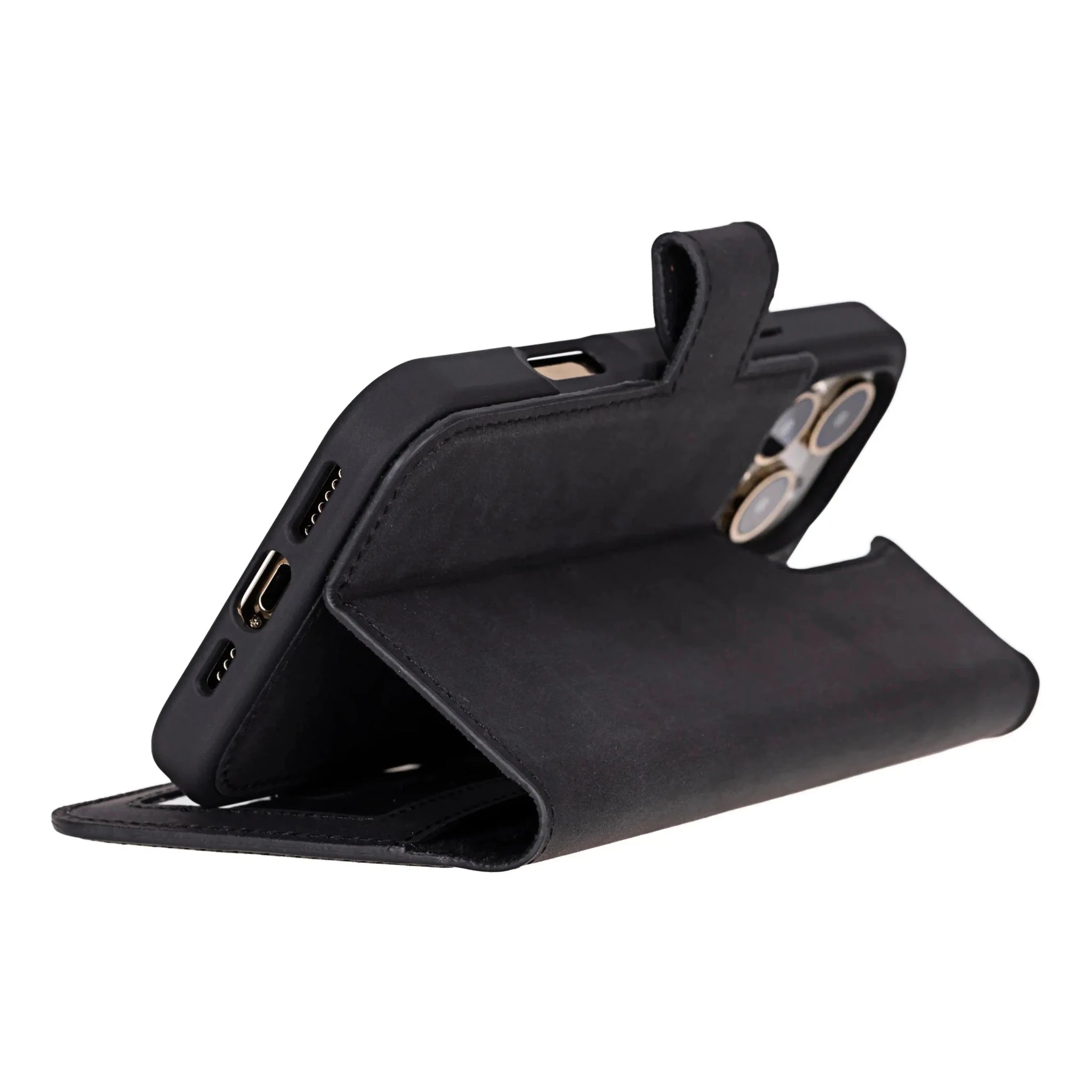 iPhone 16 Pro Leather Wallet Case Detachable RFID MagSafe – Liluri Series