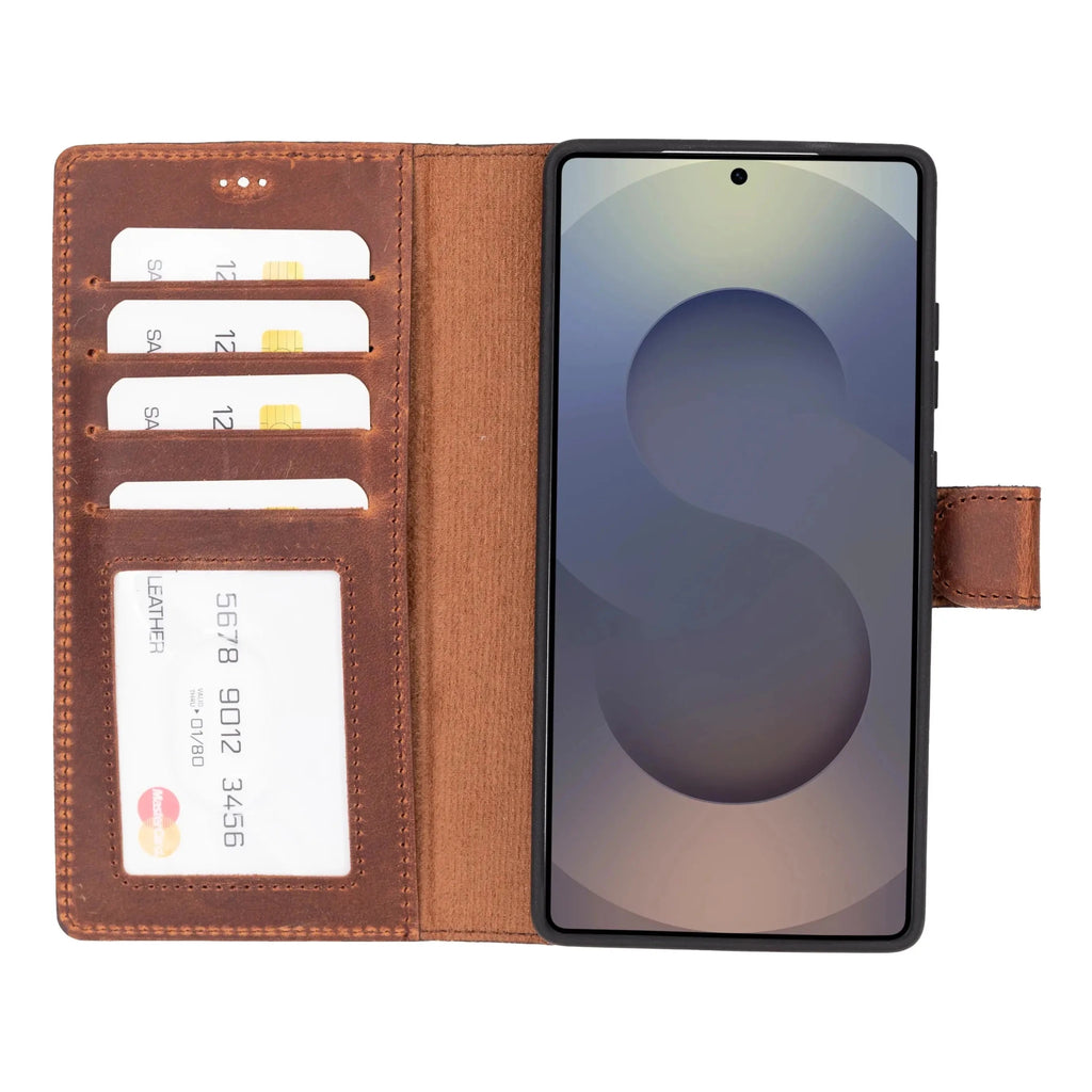 Samsung Galaxy S25 Ultra Leather Wallet Case Detachable RFID – Liluri