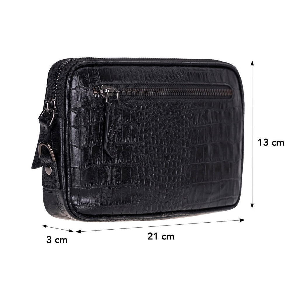 Noma Leather Clutch Bag