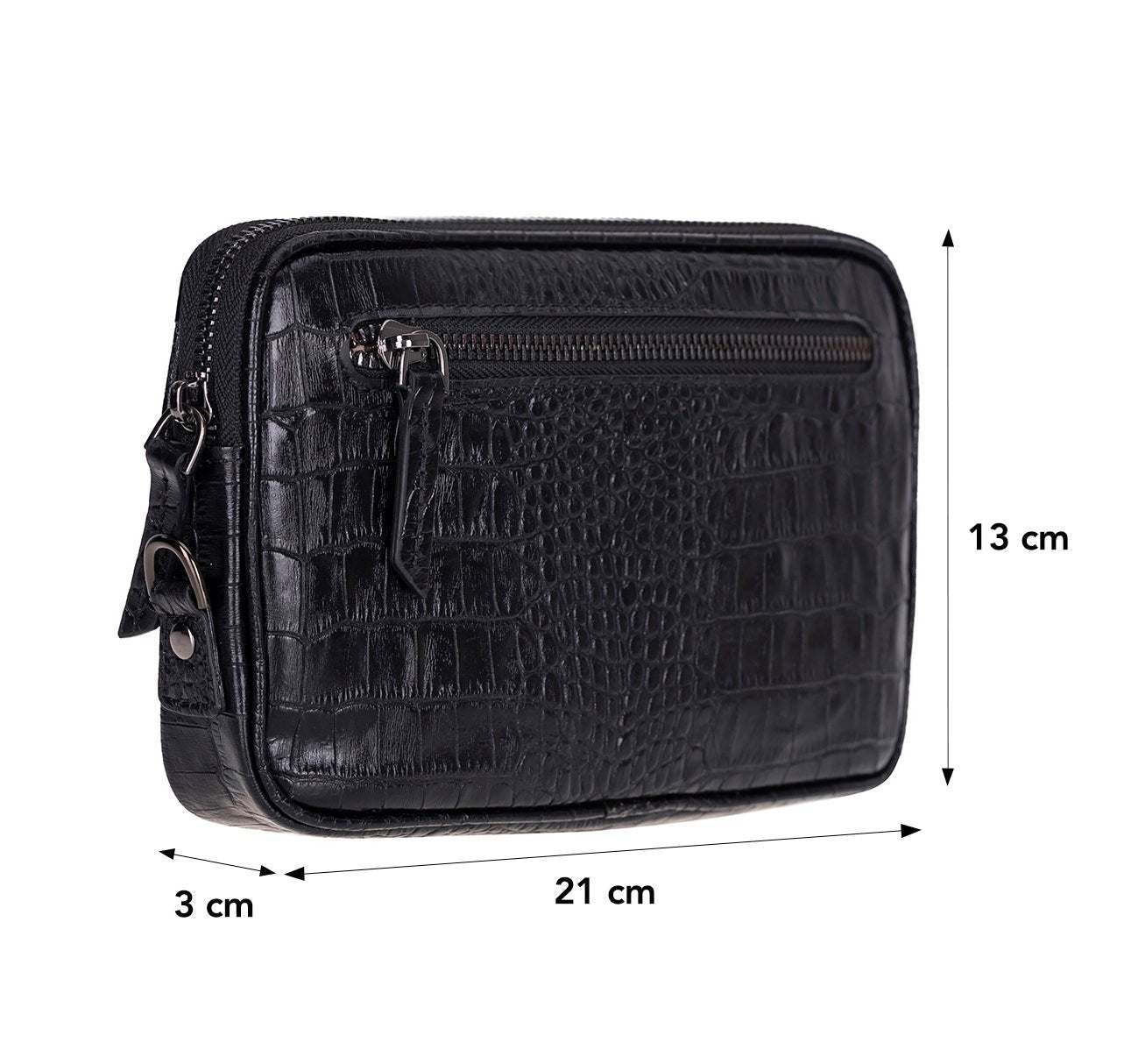 Noma Leather Clutch Bag