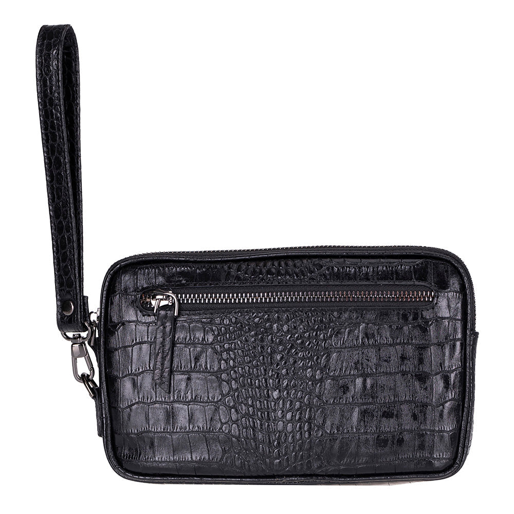 Noma Leather Clutch Bag