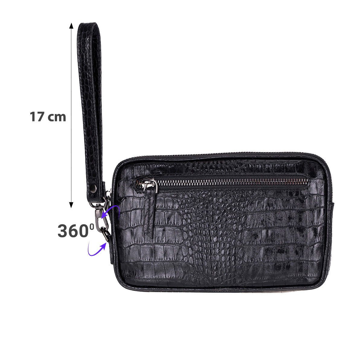 Noma Leather Clutch Bag