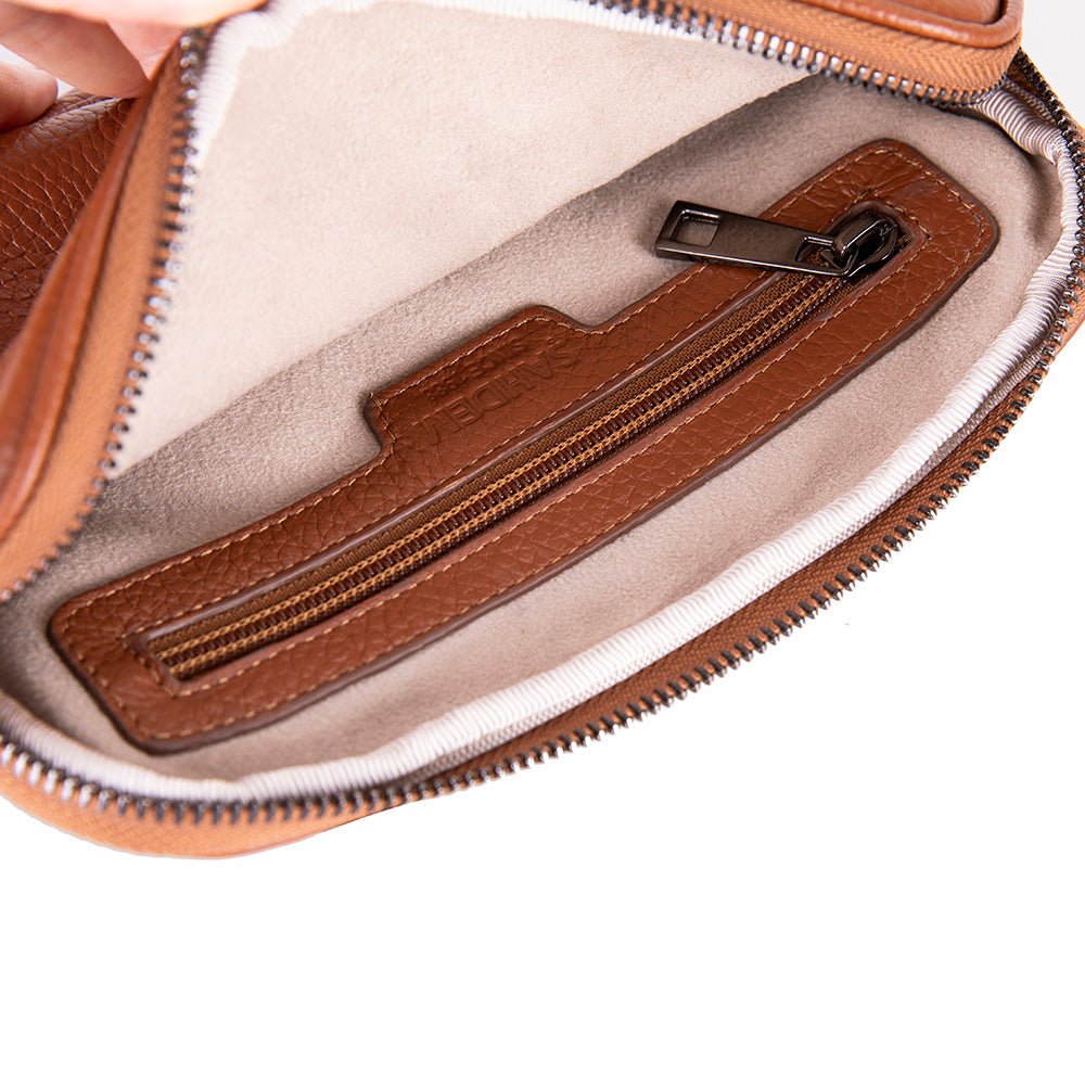 Noma Leather Clutch Bag