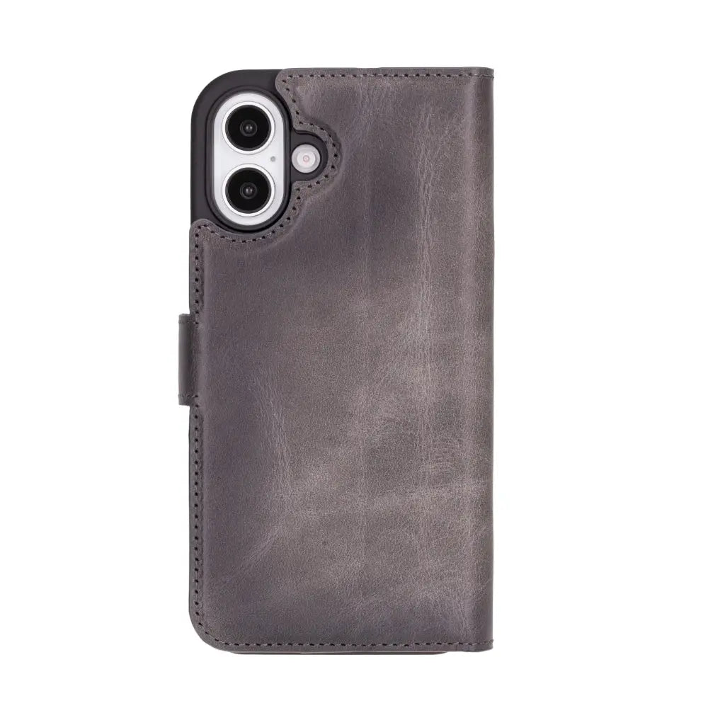iPhone 16 Leather Wallet Case Detachable RFID MagSafe – Magic Series