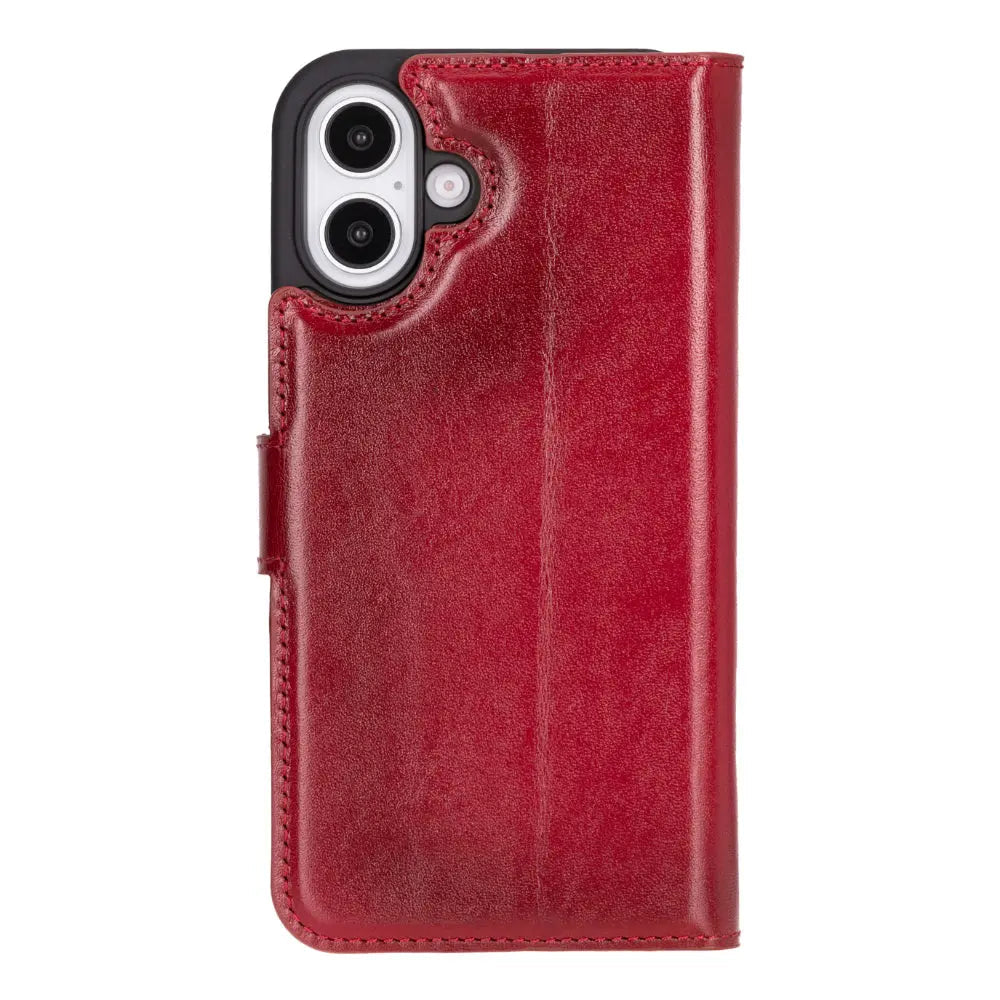 iPhone 16 Plus Leather Wallet Case Detachable RFID MagSafe – Magic Series