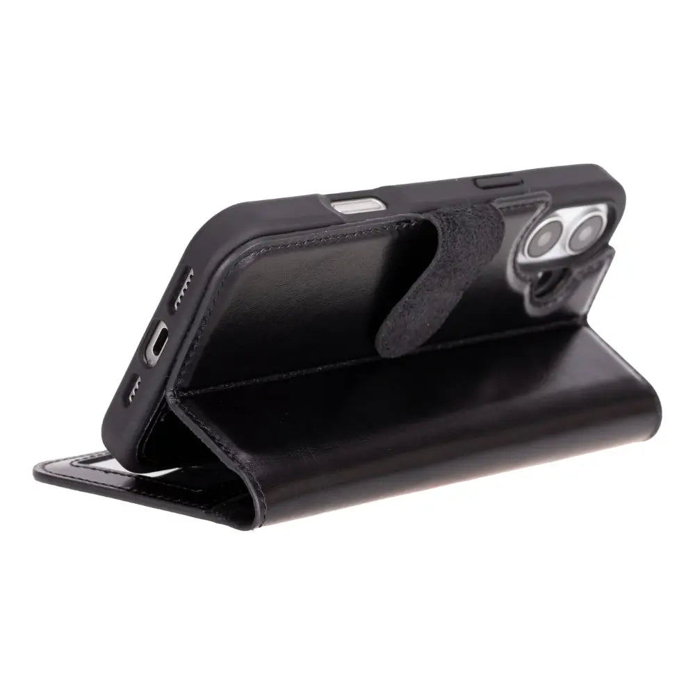 iPhone 16 Leather Wallet Case Detachable RFID MagSafe – Magic Series