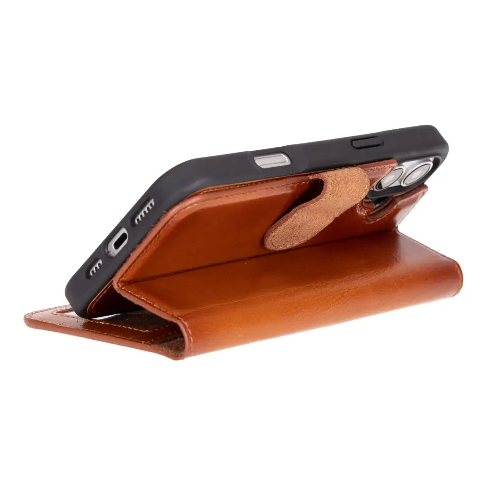 iPhone 16 Plus Leather Wallet Case Detachable RFID MagSafe – Magic Series