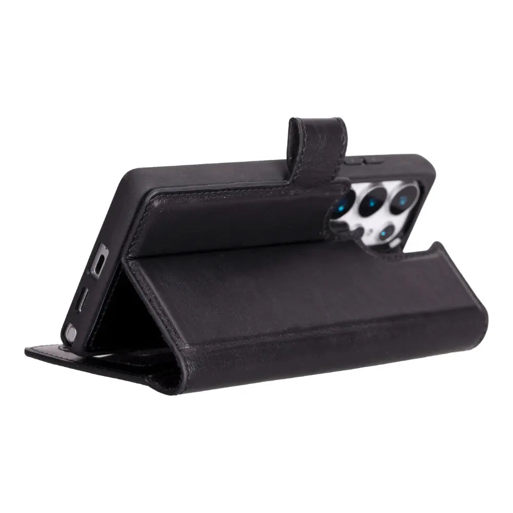 Samsung Galaxy S25 Ultra Leather Wallet Case Detachable RFID – Magic