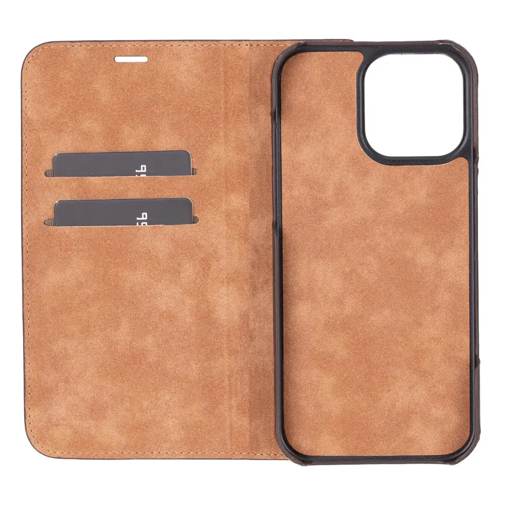 iPhone 16 Pro Max Genuine Leather Folio Case – Sonat Series