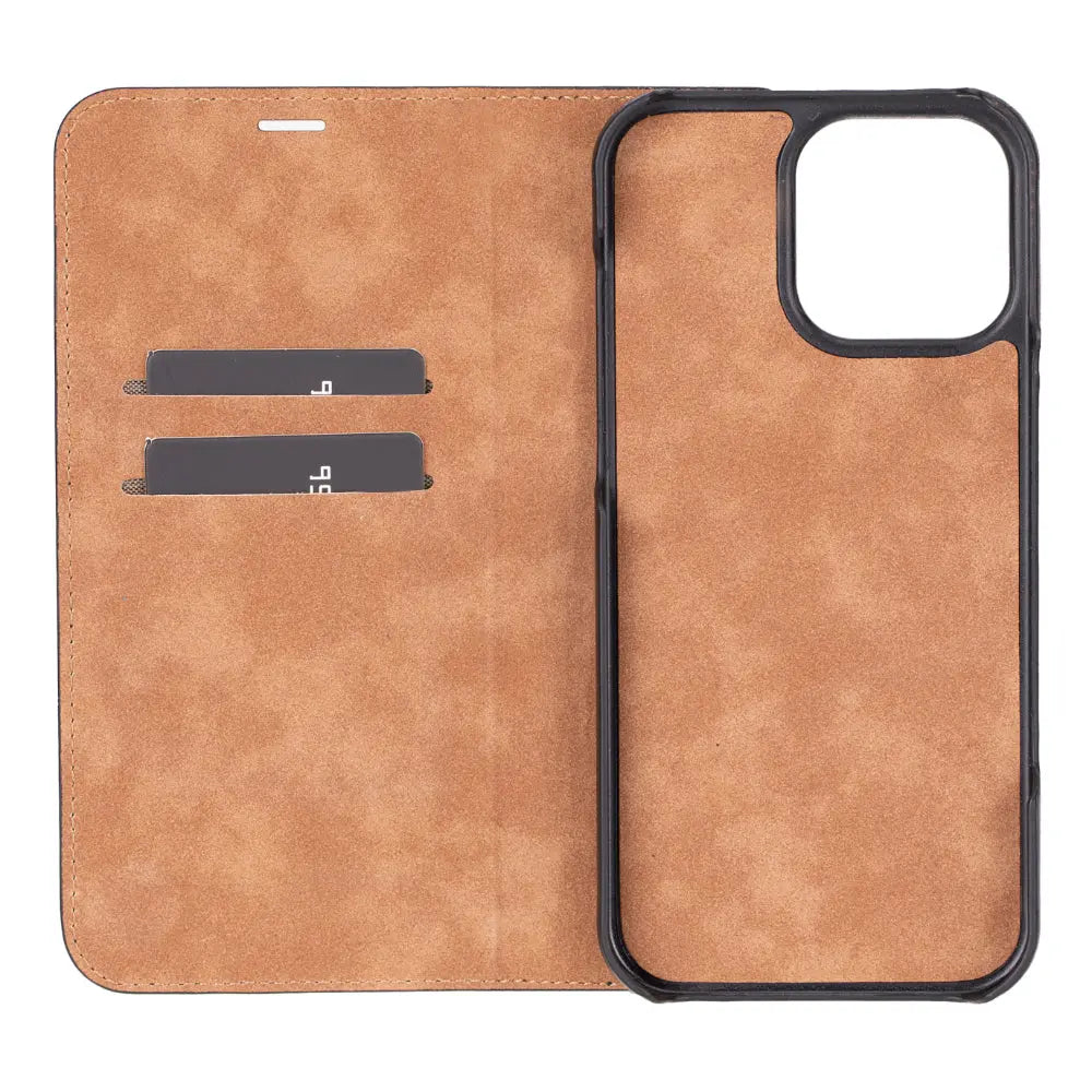 iPhone 16 Pro Max Genuine Leather Folio Case – Sonat Series