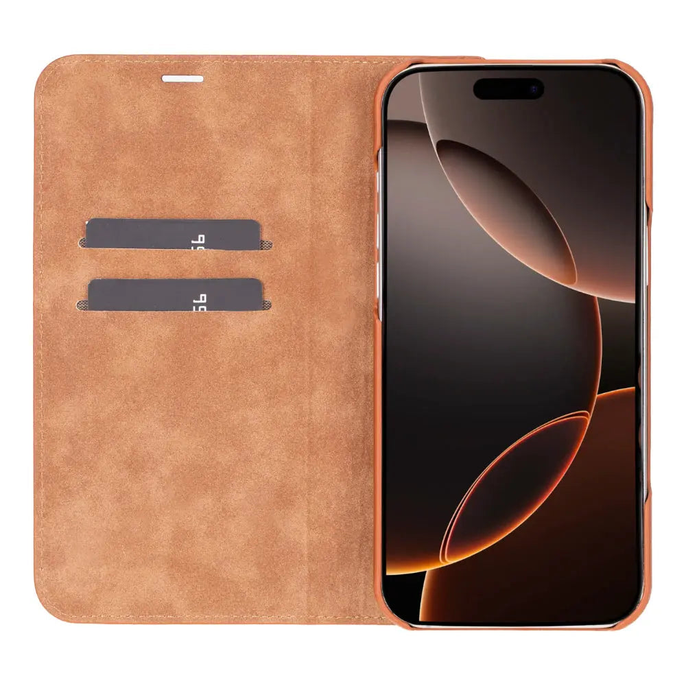 iPhone 16 Pro Max Genuine Leather Folio Case – Sonat Series