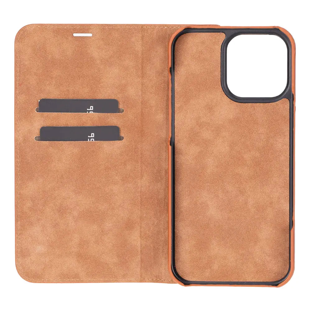 iPhone 16 Pro Max Genuine Leather Folio Case – Sonat Series