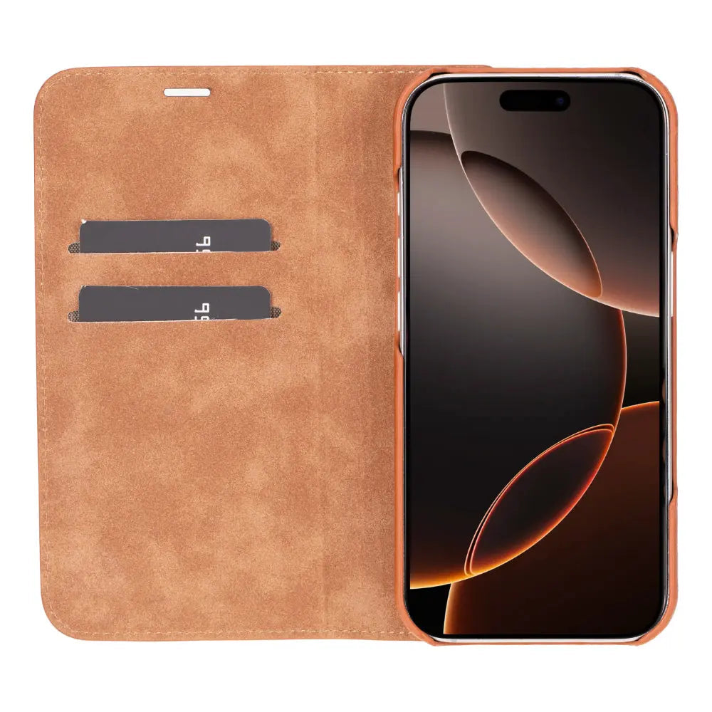 iPhone 16 Pro Genuine Leather Folio Case – Sonat Series