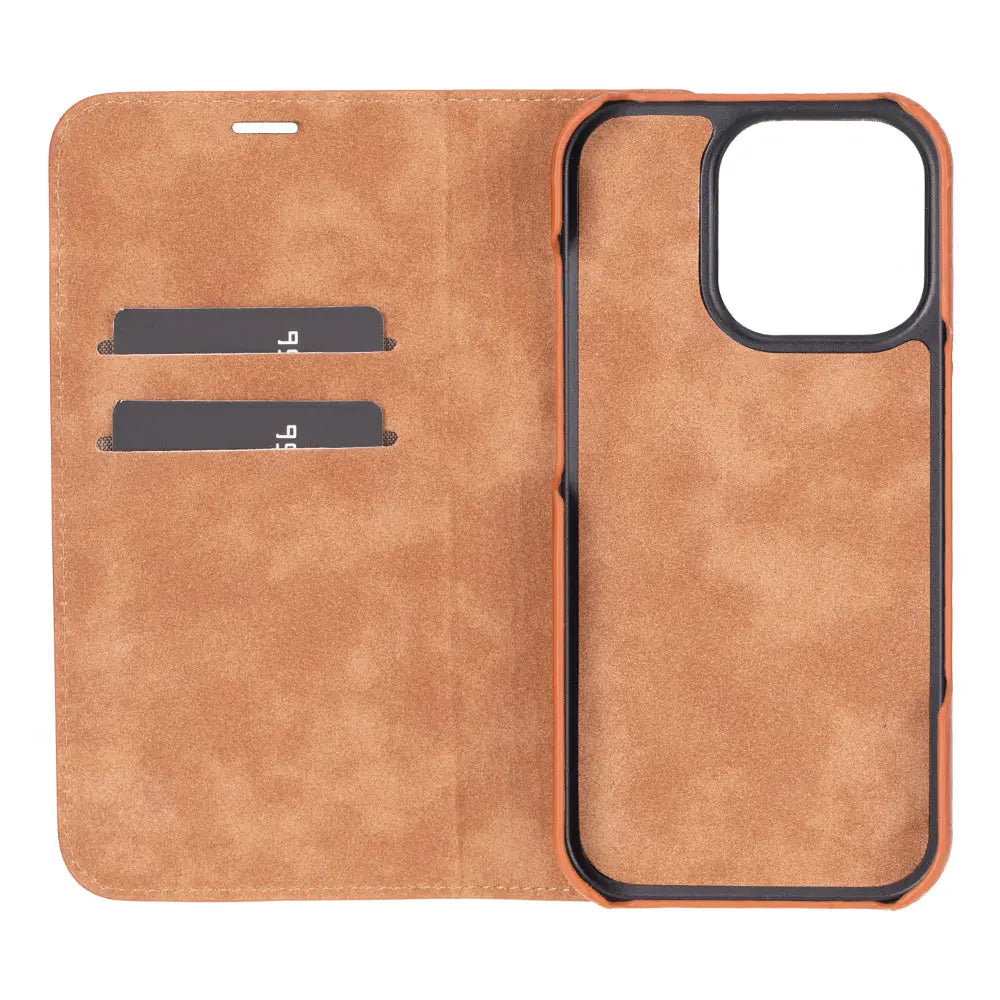 iPhone 16 Pro Genuine Leather Folio Case – Sonat Series