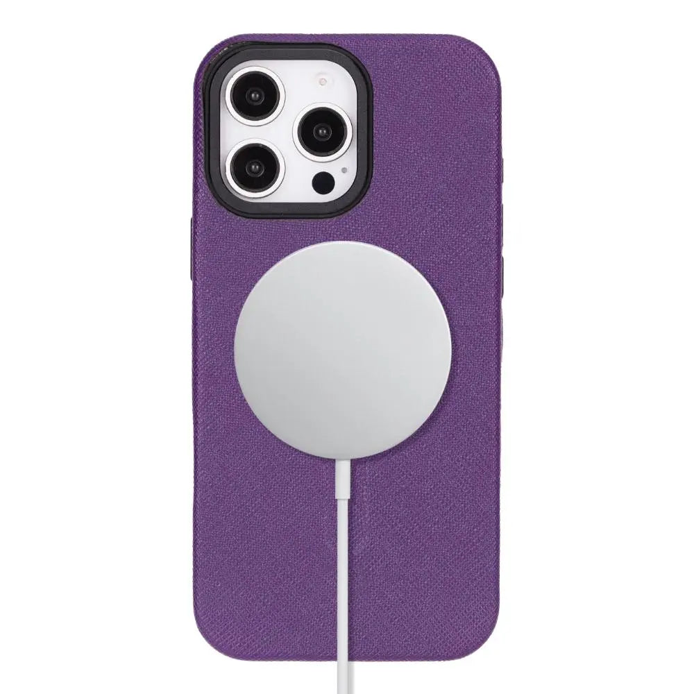 iPhone 16 Pro Genuine Leather Slim Case MagSafe – Vento Series