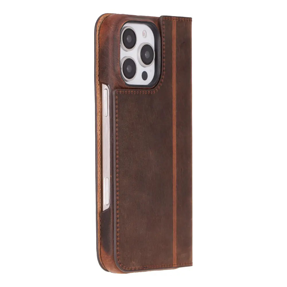 iPhone 16 Pro Max Genuine Leather Folio Case – Sonat Series