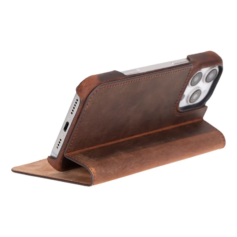 iPhone 16 Pro Genuine Leather Folio Case – Sonat Series