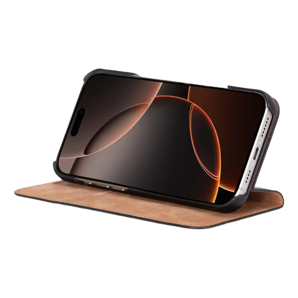 iPhone 16 Pro Genuine Leather Folio Case – Sonat Series