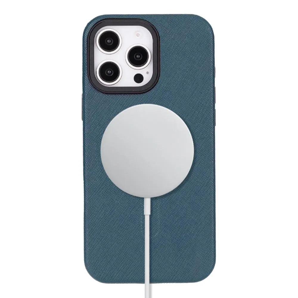iPhone 16 Pro Max Genuine Leather Slim Case MagSafe – Vento Series