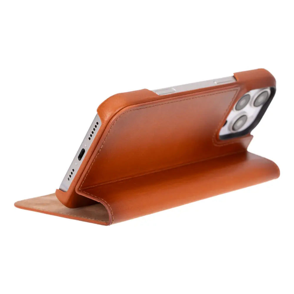 iPhone 16 Pro Max Genuine Leather Folio Case – Sonat Series