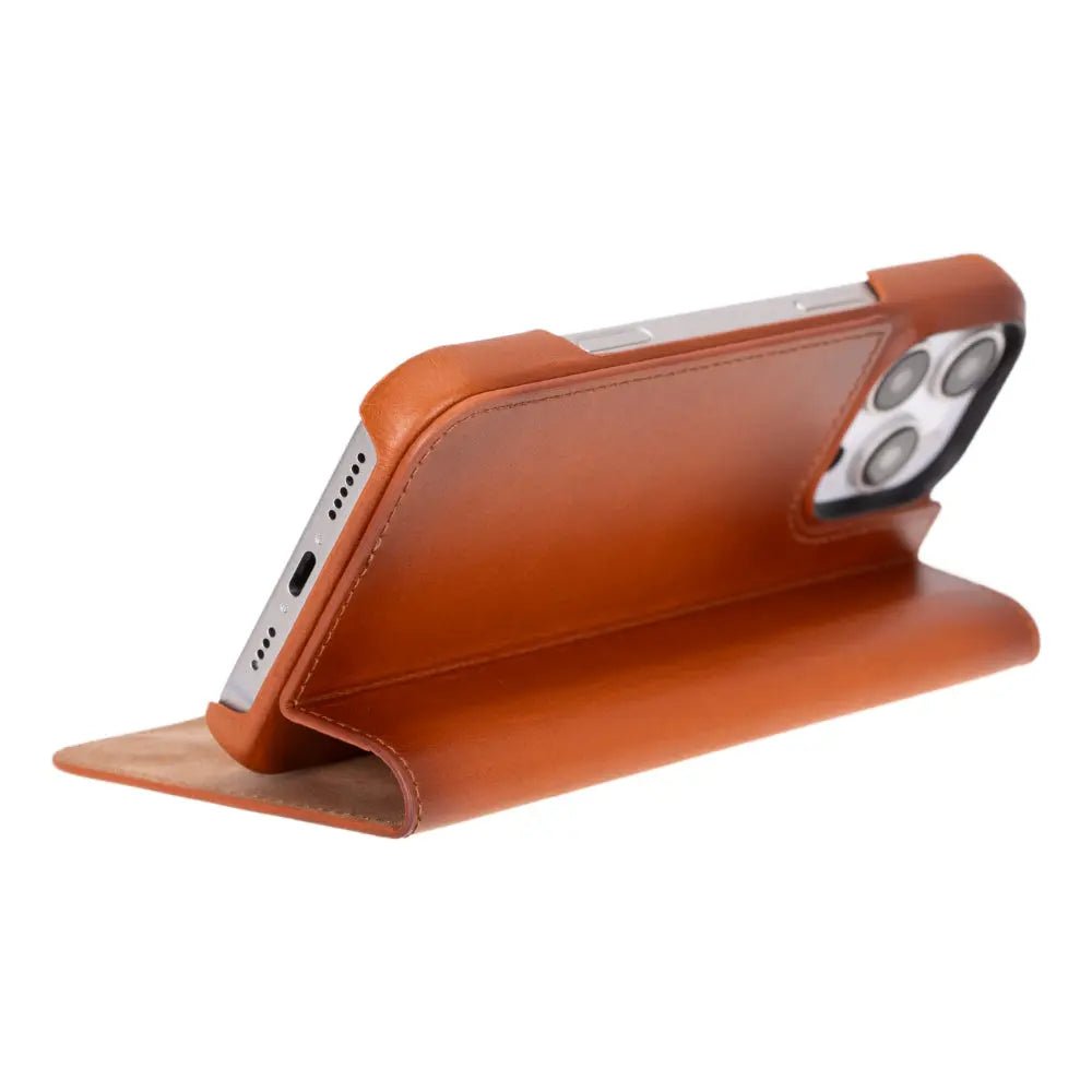 iPhone 16 Pro Genuine Leather Folio Case – Sonat Series