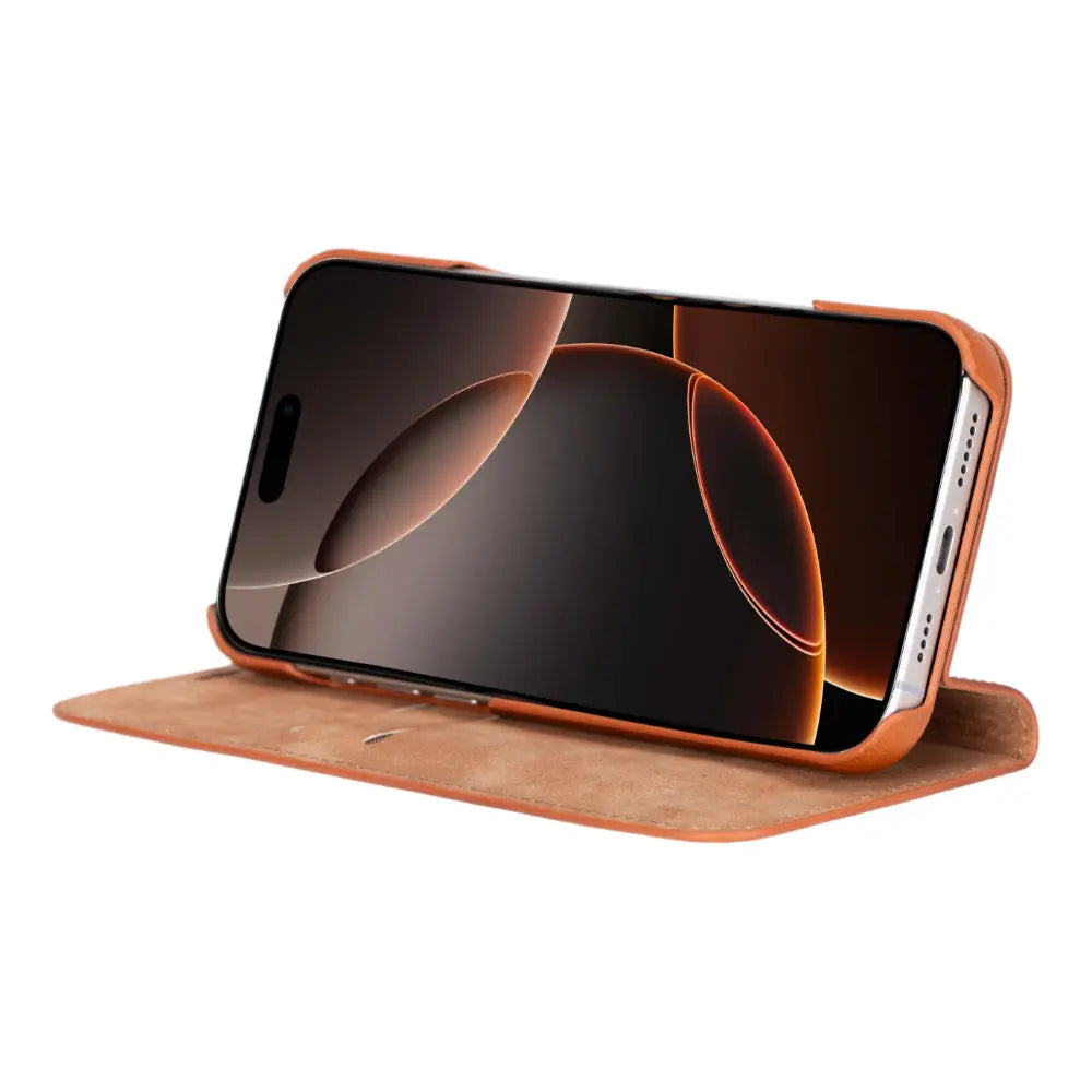 iPhone 16 Pro Genuine Leather Folio Case – Sonat Series