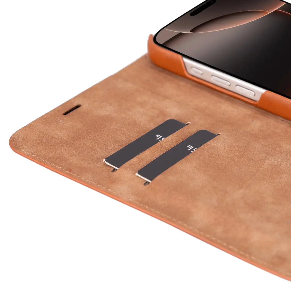 iPhone 16 Pro Genuine Leather Folio Case – Sonat Series