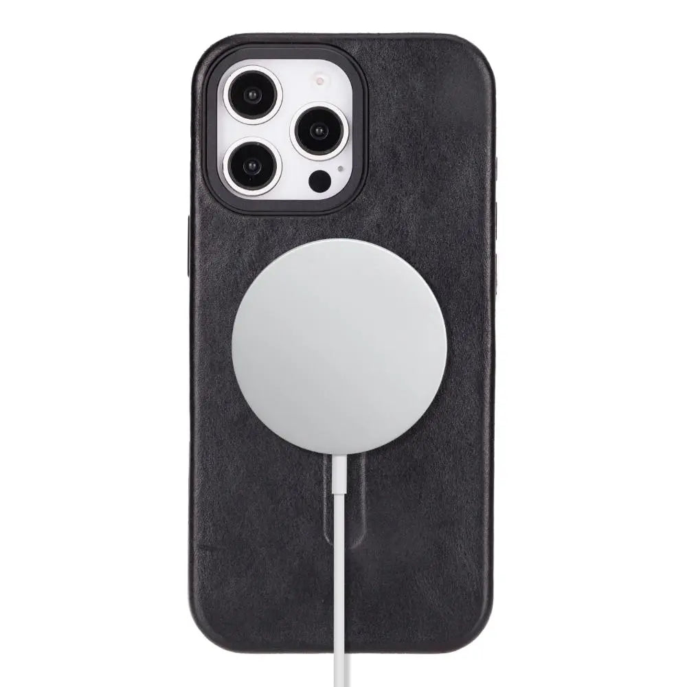 iPhone 16 Pro Genuine Leather Slim Case MagSafe – Vento Series