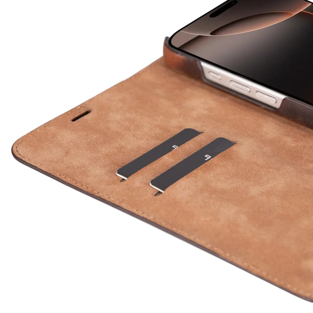 iPhone 16 Pro Genuine Leather Folio Case – Sonat Series